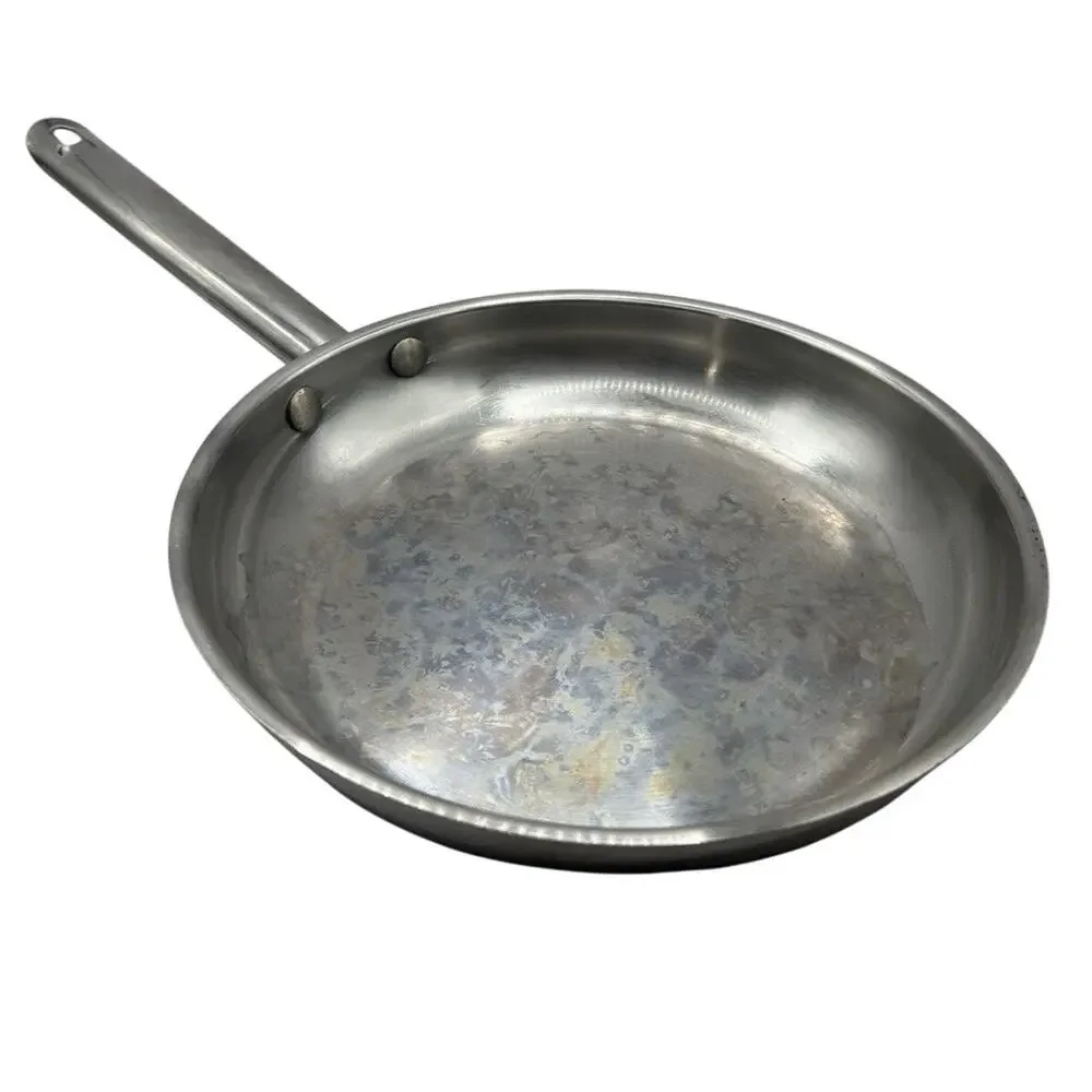 Wolfgang Puck Stainless 3-Pc Pan Set — 2Qt, 1.5Qt Café, 8” Sauté (No Lids)